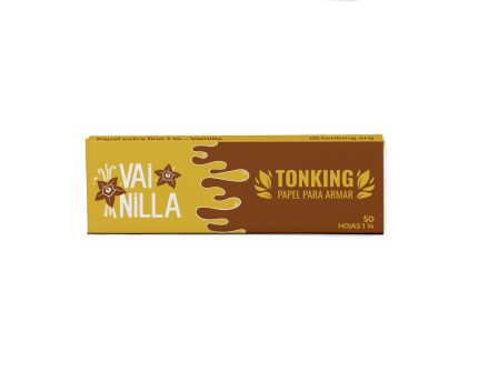 PAPEL SABORIZADO TONKING 1 1/4 VAINILLA 20 LIB X 50 HOJ