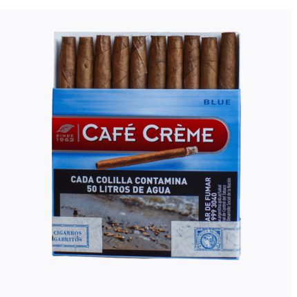 CAFE CREME BLUE X10