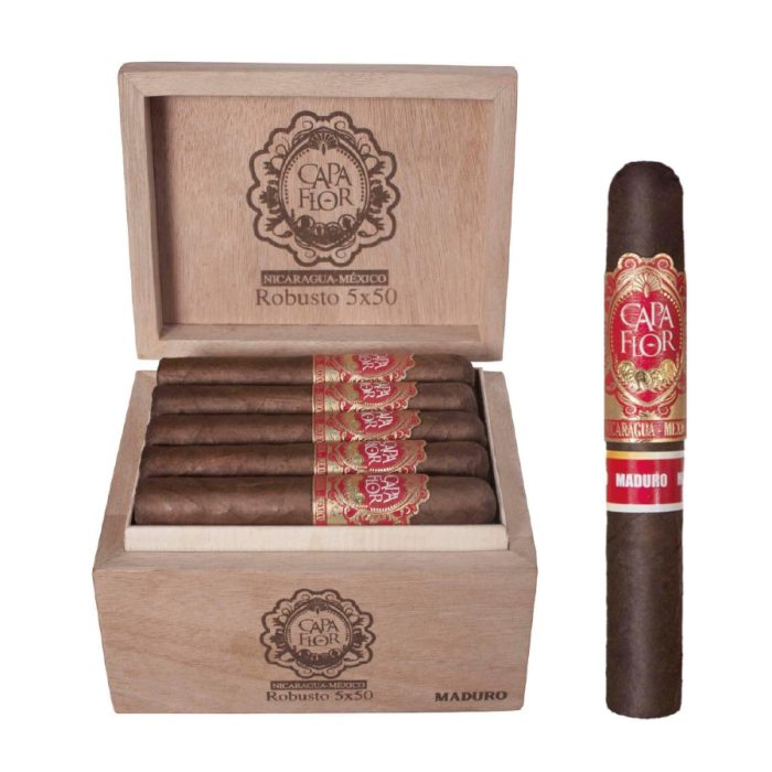 CIG. CAPA FLOR ROBUSTO MADURO X20u - Imagen 1