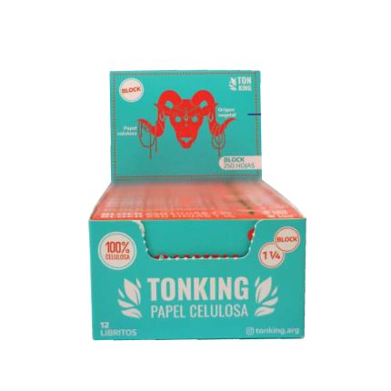 PAPEL CELULOSA TONKING 1 1/4 12 LIB X 250HOJ