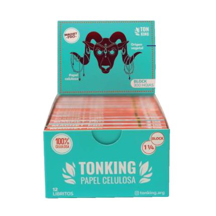 PAPEL CELULOSA TONKING 1 1/4 MAGNETICA 12 LIB X 300 HOJ