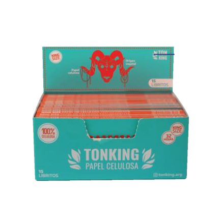 PAPEL CELULOSA TONKING KING SIZE 15 LIB X 32 HOJ