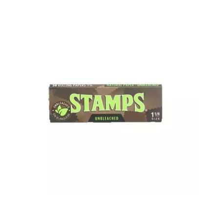 PAPEL STAMPS 1 1/4 UNBLEACHED 25LIB X50HOJ