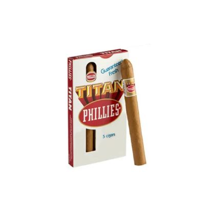 PHILLIES TITAN COÑAC CIGARPACK x5