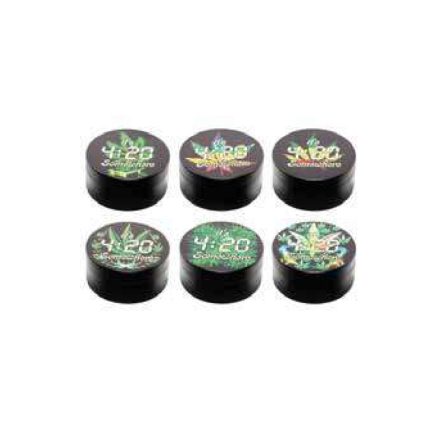 PICADOR METAL 50mm 4:20 4 PARTES 6 DISEÑOS x12u