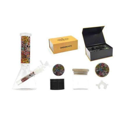 SET BONG VIDRIO-PICADOR-CONTENEDOR CATRINA XU
