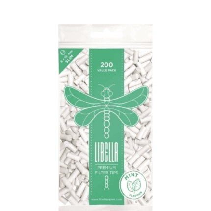 FILTROS LIBELLA SLIM LONG MENTHOL x200 6x22mm