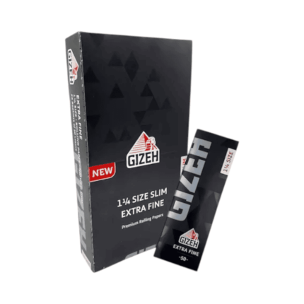 PAPEL GIZEH N°8  EXTRA FINE BLACK 50 LIB. x50H.