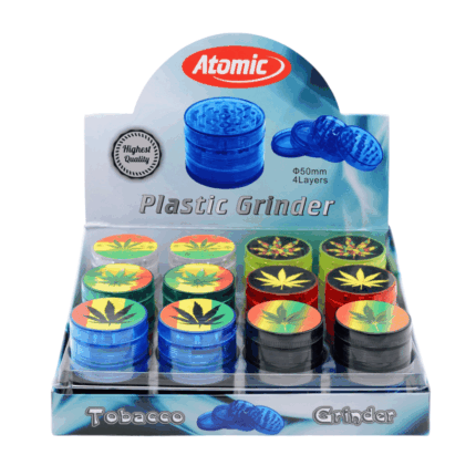 PICADOR PLASTICO JAMAICA 4 PARTES 6 COLORES SURTIDOS x24u