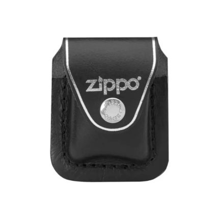 PORTA ZIPPO CUERO NEGRO 28400